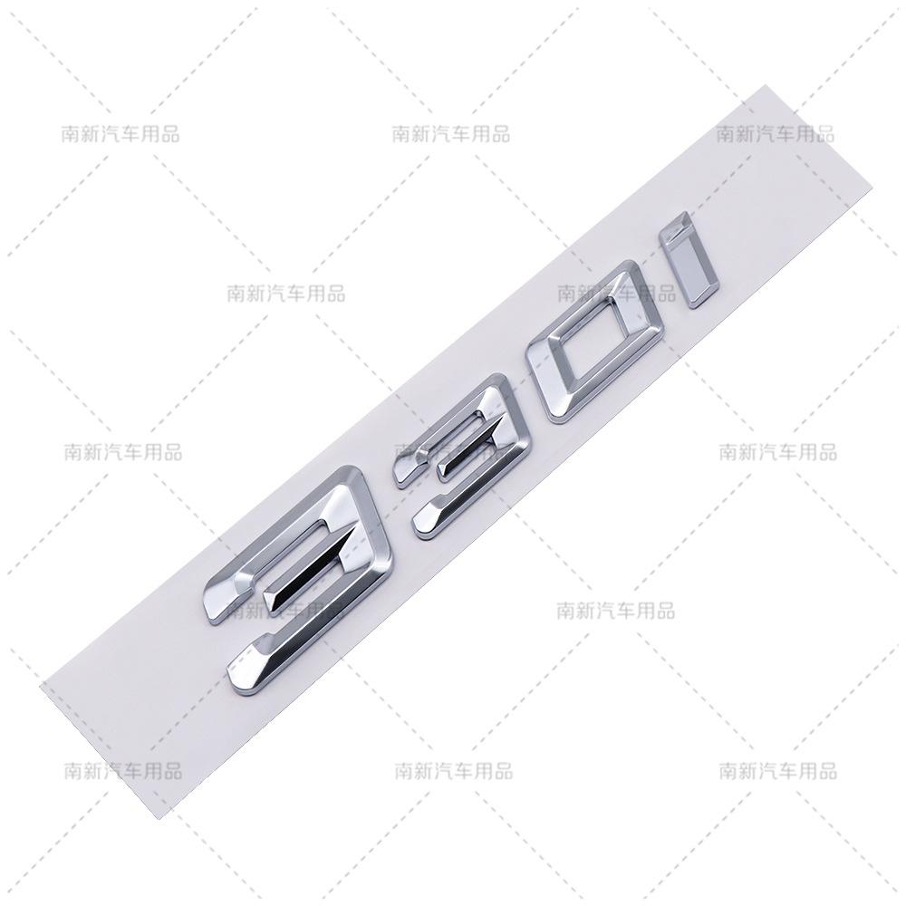 Suitable for BMW new car badge 320i 520Li 730Li 760Li displacement tail label car sticker emblem
