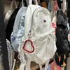 Love Heart Letter Carabiner Keychain Hanging Ins Portable Diy Open Metal Buckle Connecting Hooks Accessories