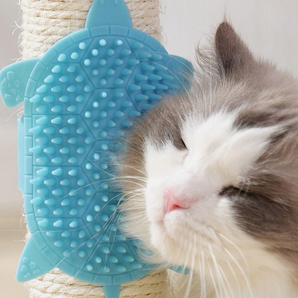 Gentle Pet Cleaning Brush Silicone Cat Massage Comb New Cat Deshedding Brush  Home Use