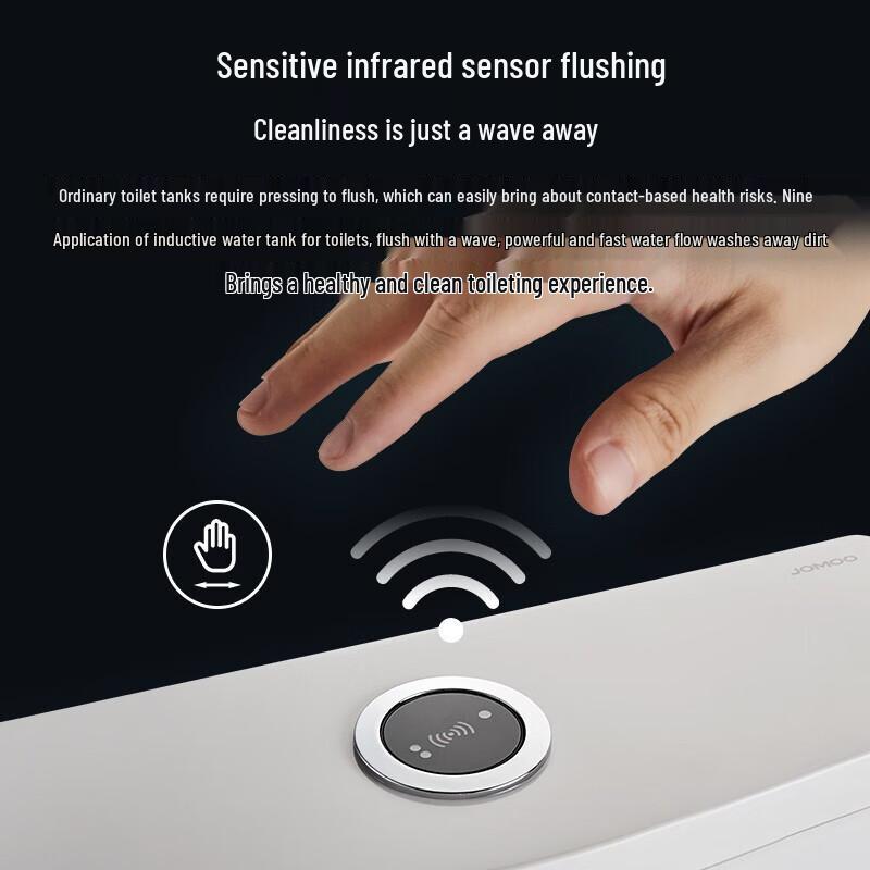 JOMOO Dual-Flush Squat Toilet with Water Tank