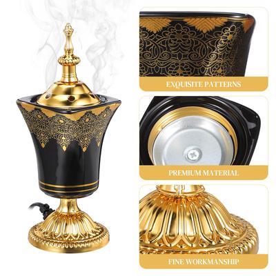 Decorative Incense Burner Electric Plug-in Heater for Home Aromatherapy Air Purification Office Bedroom Meditation Space