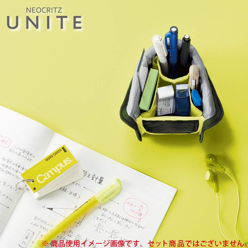 Kokuyo Neocritz Unite Pencil Case, Navy, F-VBF225-1