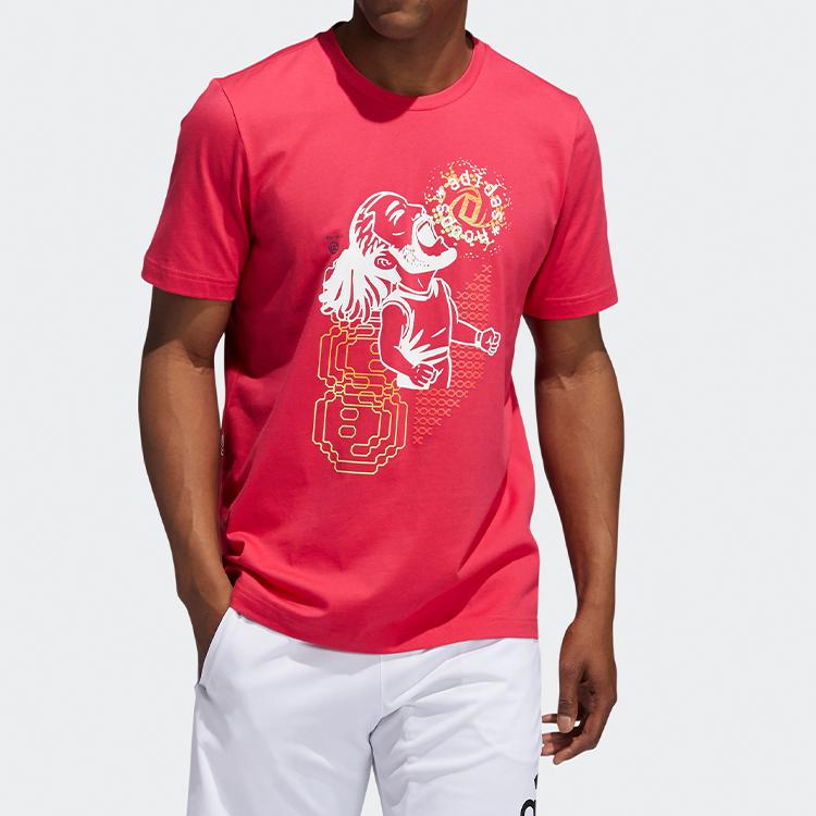 Adidas T Shirts Men's Energy Powder Crew Neck Moderate Straight Fit GI8888