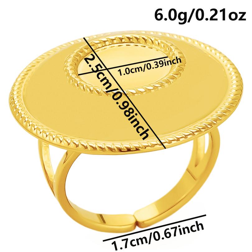 6pcs/lot Gold Plated Stainless Steel Base Rings Settings DIY Blank Knuckle Rings for Women Jewelry Charms Never Fade Wholesale
