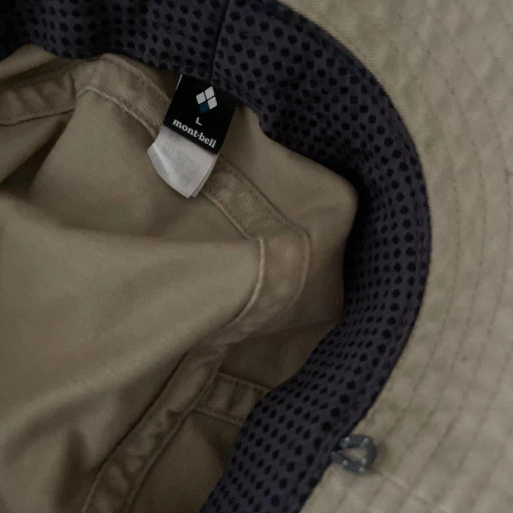 Used Mont-bell Outdoor Hat Beige L Size