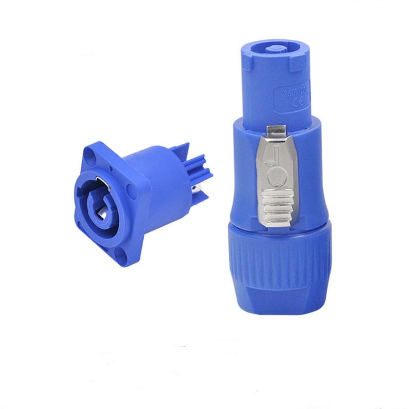 

Разъем панели шасси Power CON Type A NAC3FCA+NAC3MPA-1 синий