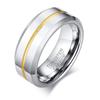 Anello Apribottiglia in Acciaio al Tungsteno 8mm Gioiello da Uomo alla Moda Accessorio di Moda Resistente