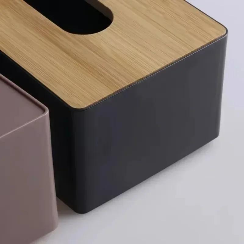 Paper Box Desktop Tissue Box Home Living Room Creative Multifunctional Coffee Table Remote Control Mobile Phone Storage Box