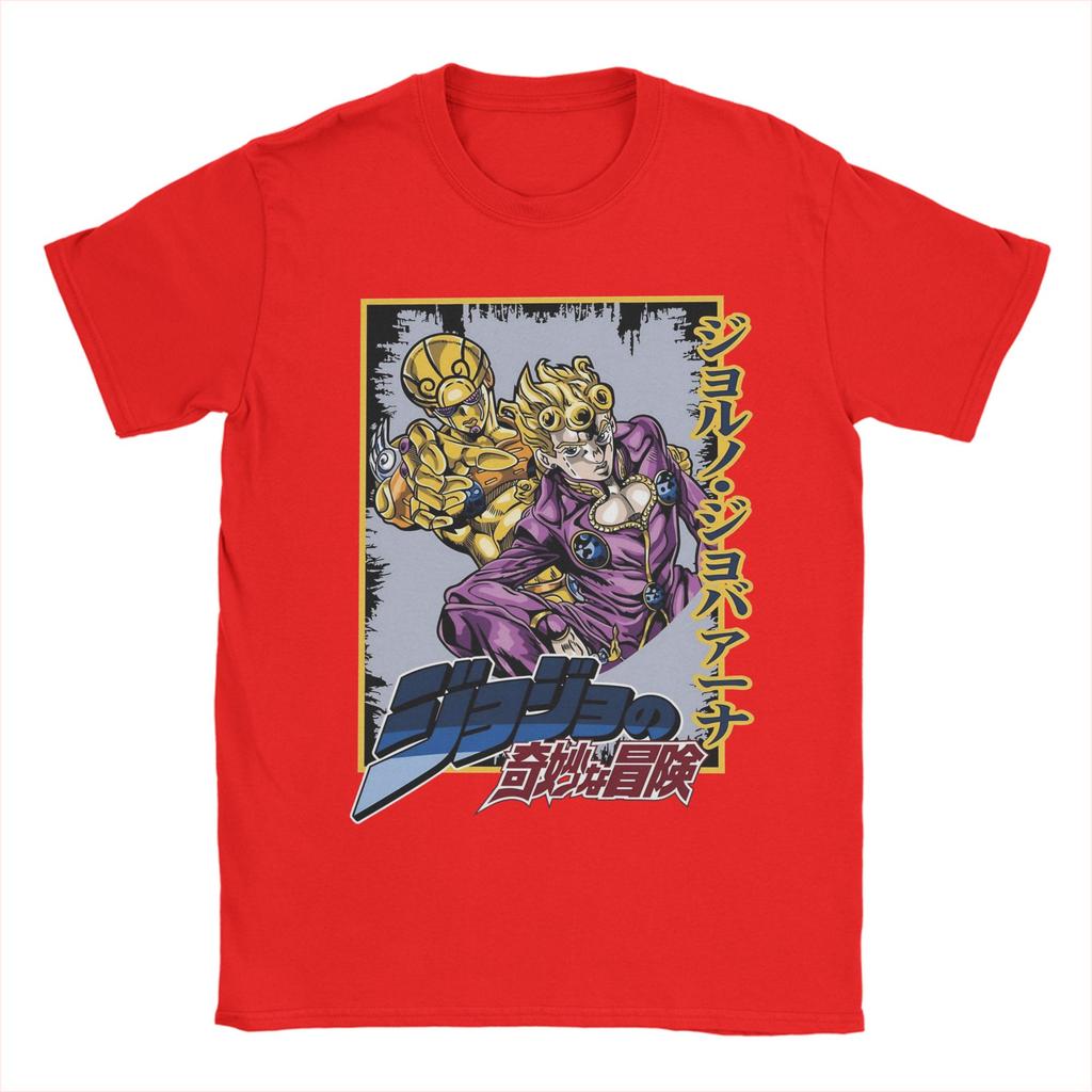 Strongest Stand Jojos Bizarre Adventure T Shirts Men 100% Cotton Novelty T-Shirt O Neck  Tee Shirt Short Sleeve Tops Summer