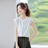 Elegant Women's Sleeveless Chiffon Blouse