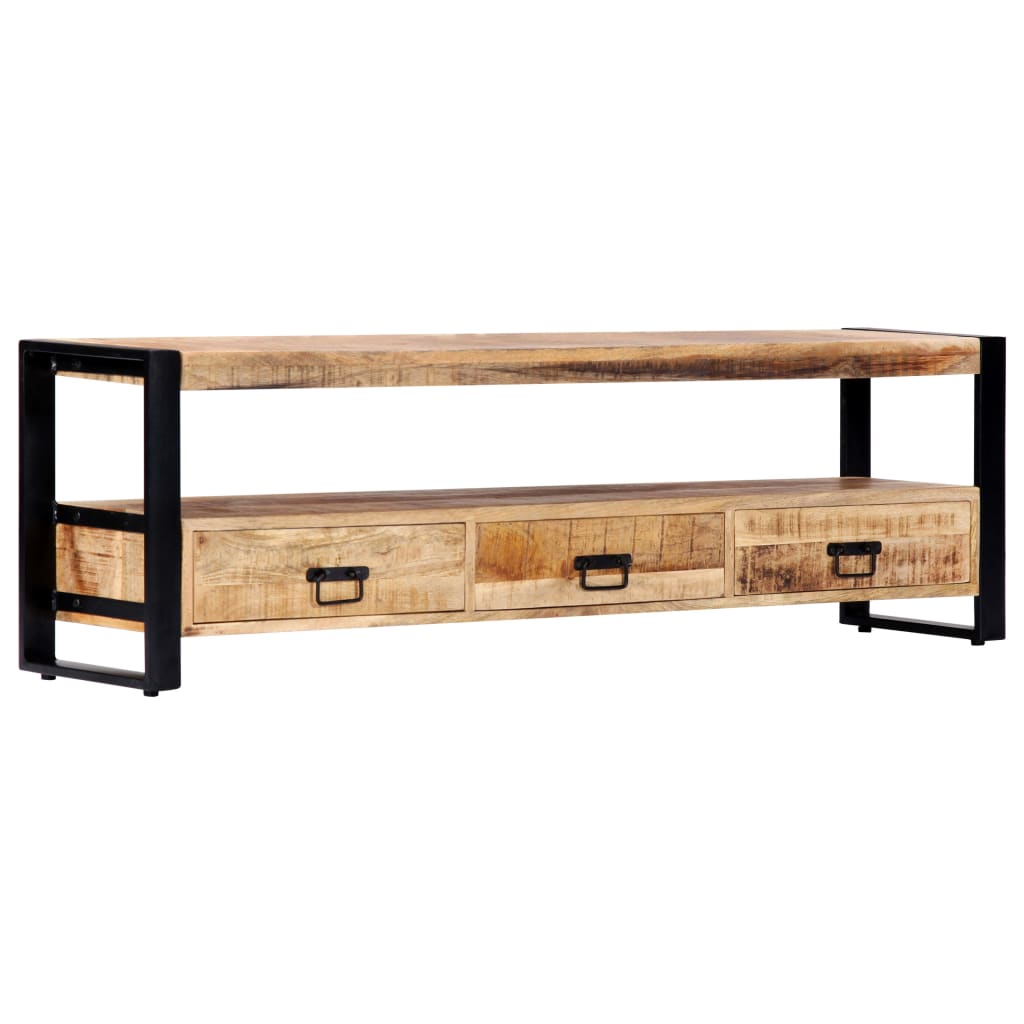 Vidaxl Szafka Pod Telewizor, 150 X 30 X 45 Cm, Lite Drewno Mango