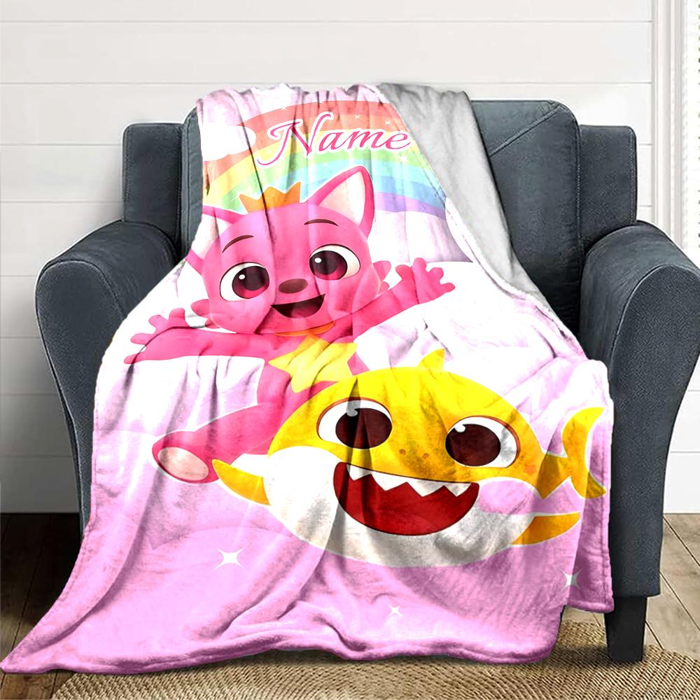 Custom Name Vampirina's Halloween Adventure Blanket for Couch & Bed, Plush Cozy Fuzzy Blanket Super Soft & Warm Blankets for Fall and Winter. 0908124