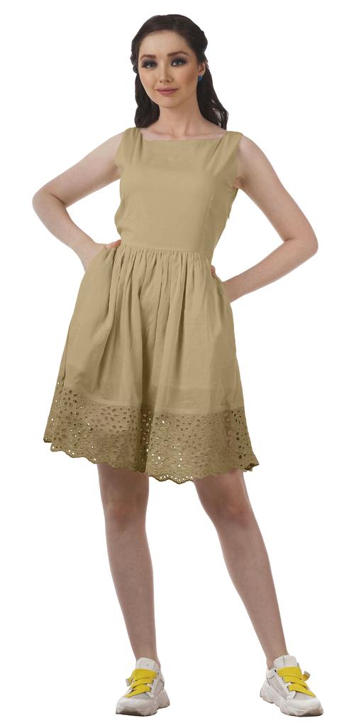 Moomaya Womens Vintage Style Lace Dress Solid Women Casual Summer Mini Dress