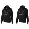 PUMA Loose Printed Hooded Fleece Black Men's 599300-56