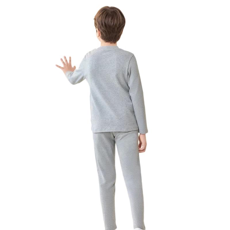 Balabala Boys' Soft Fleece Thermal Underwear Set