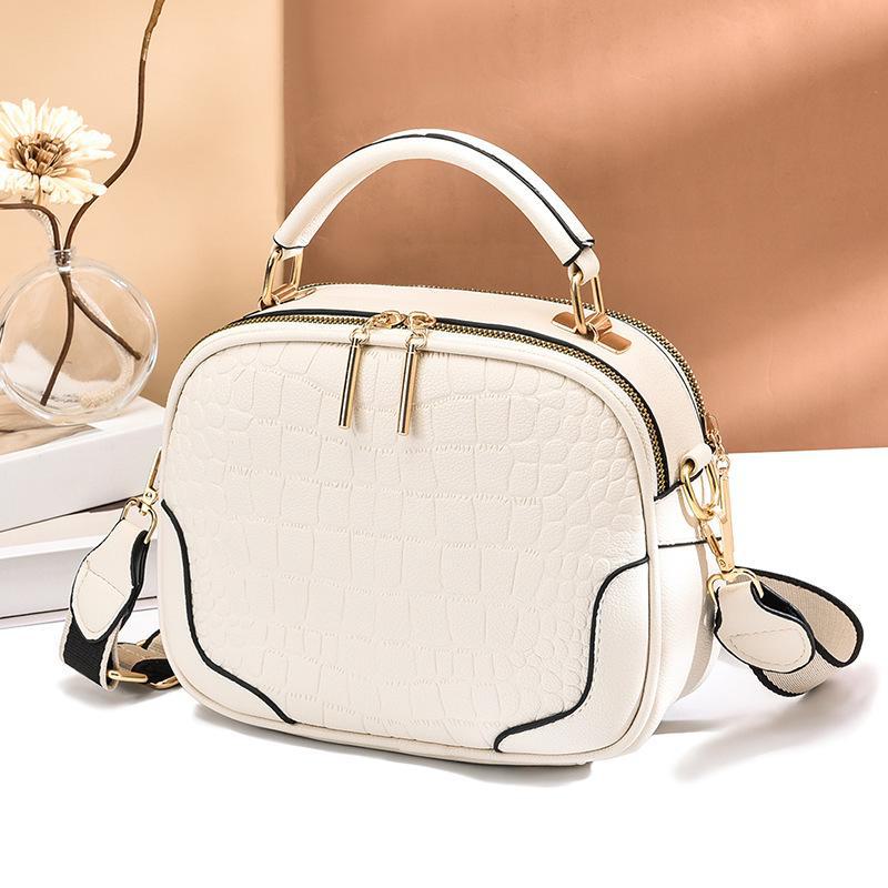 2024 Sommer Plaid Fashion Handtasche: Stilvolle quadratische Schulter- und Umhängetasche für Damen.