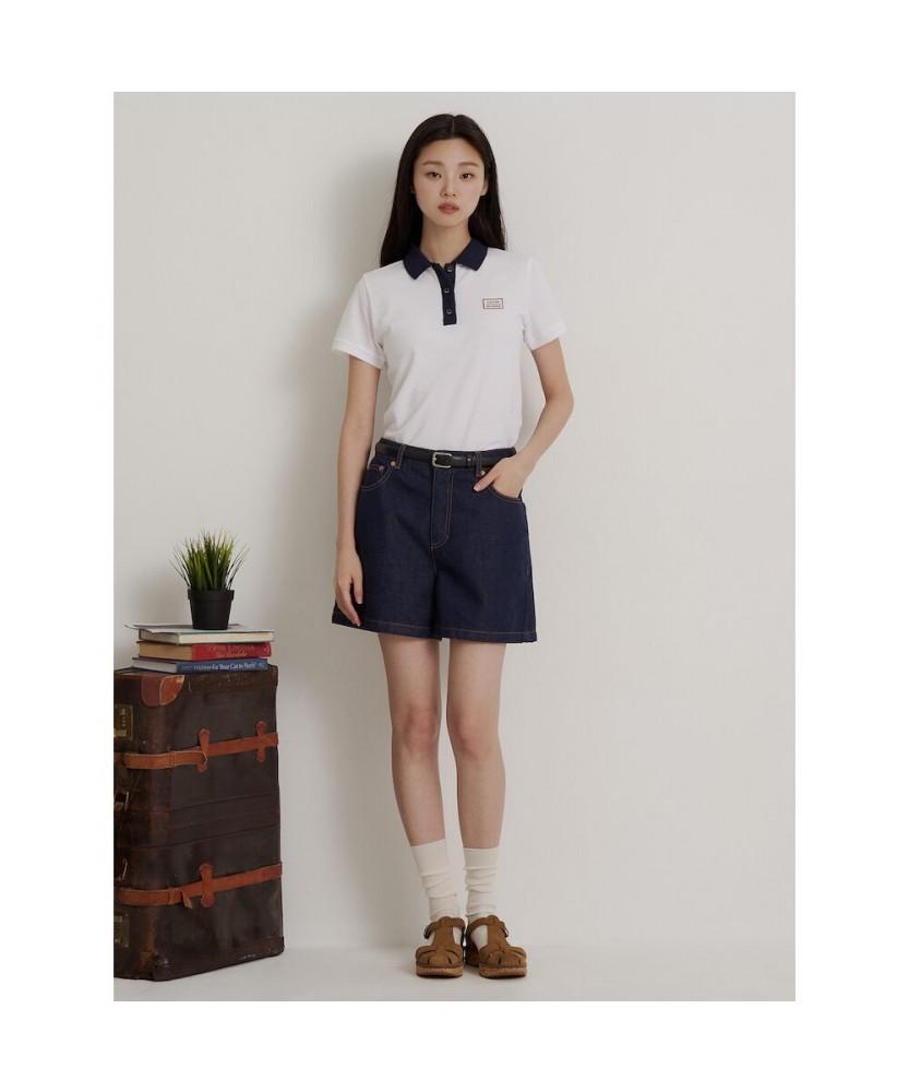Binpolleidiseu [Hunter] Raw Denim Shorts Navy (Bf6625K03R)