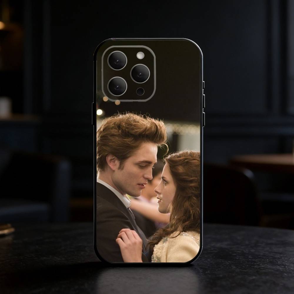 T-Twilight TV Series Phone Case For iPhone 17,16,15,14,13,12,11 Plus,Pro,Max,Mini Silicone Black Soft Cover