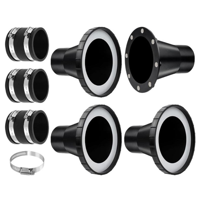 8PCS Magnetic Dust Collection Adapters For 4Inch Hose Simple Connection And Removal For Woodworking Equipment Like Planers Cutting Tables