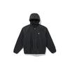New Era Solid Color Casual Zip-Up Hoodie Men jackets Black 13338540