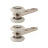 2/4pcs Curtain Rails Pulleys Sliding Door Pulley Hanging Track Pulley Block For Sliding Door Cabinets Window Hardware