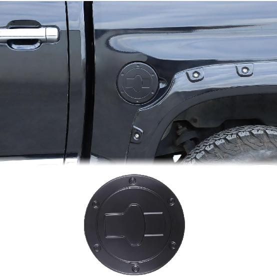 

Aunginsy Car Fuel Tank Cap Trim Cover Compatible with Toyota Tundra 2007-2021, Pickup Truck ABS Fuel Filler Door Oil Gas Cap Panel Anti-Scratch матовый черный