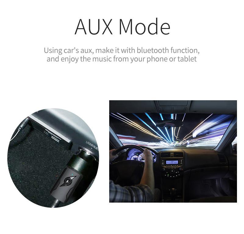 Car USB & 3.5mm AUX Bluetooth 5.3 Dongle Audio Receiver Transmitter Music Adapter For PC Mp3 Speaker TV Wireless Earphone Car Radio