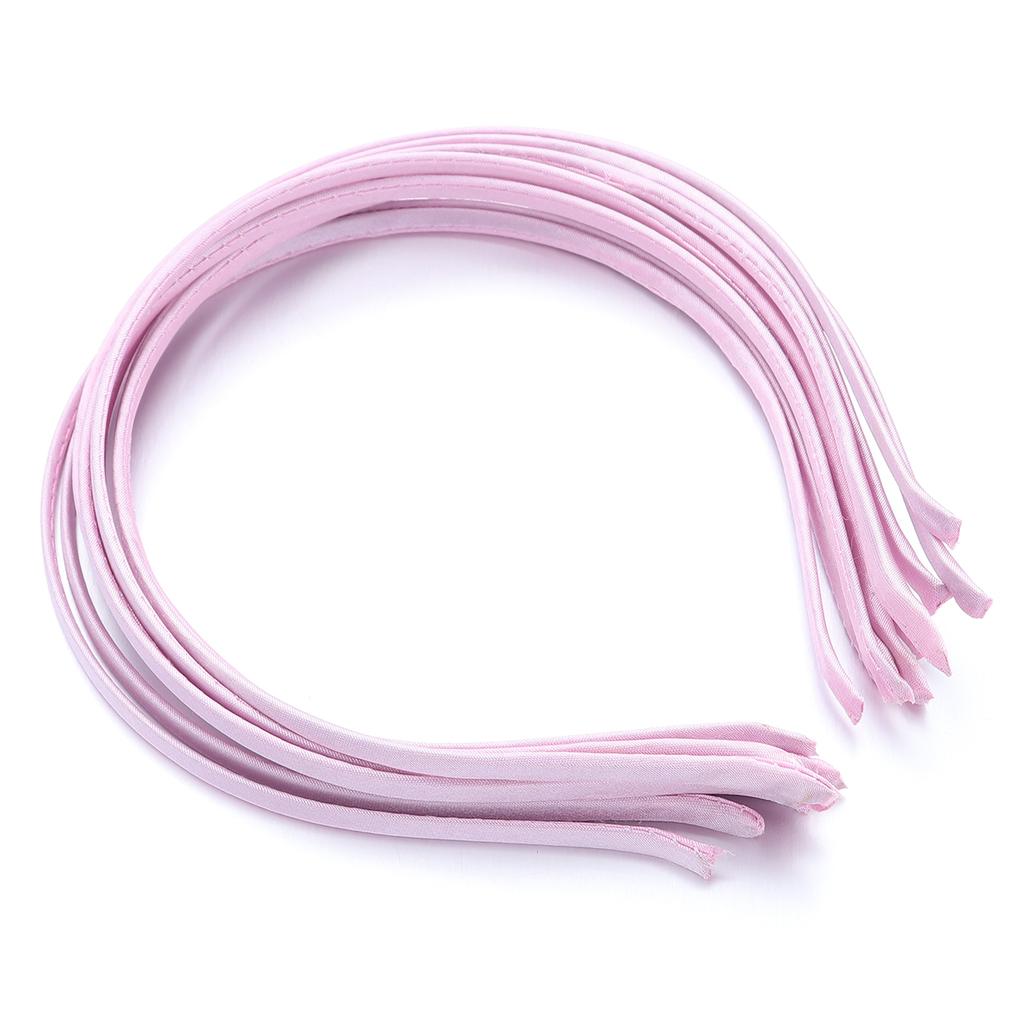 10Pcs Colorful Fabric Covered Headbands Hair Hoops Blank Base Settings DIY Hair Accessories Headwear Girls Makeup Wash Hairband