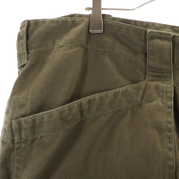 Rakouská armáda 90. léta vojenské cargo kalhoty khaki Zapínání na knoflíky Velká velikost Pánské Použité