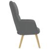 Relaxation Armchair, Dark Gray, Upholstered In Fabric