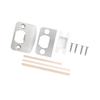 Multipurpose Standard Convenient Door Strikes Plate With Shims Residential Security Designs Striker Fix Door Latches