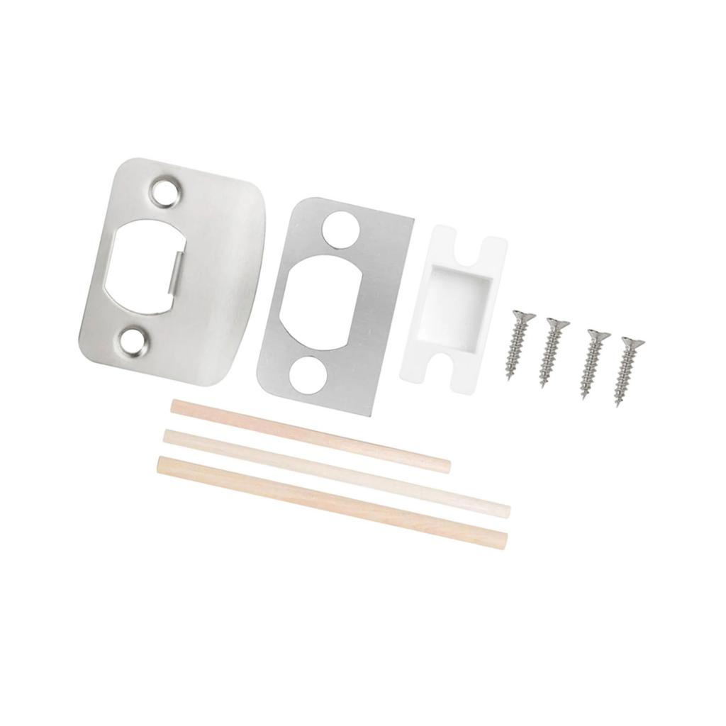 Multipurpose Standard Convenient Door Strikes Plate With Shims Residential Security Designs Striker Fix Door Latches