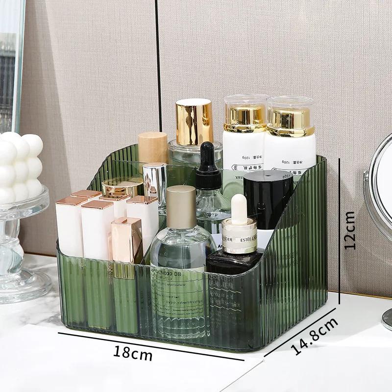 

Пластиковый ящик для хранения косметики в ванной комнате, косметическое ведро, настольный футляр для хранения ювелирных изделий и мелочей, настольный контейнер-органайзер