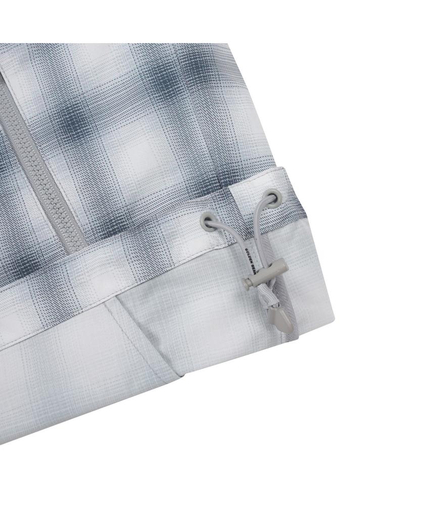 Golden Bear (W) Check Pattern Short Sleeve Anorak G5Uaw25741Gyx