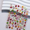 Cyansea Trendy Fruit-Colored Jelly Nail Art Stickers for DIY Decoration