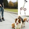 Double Dog Leash 360-degree Swivel Tangle-free Dual Dog Leash Walking