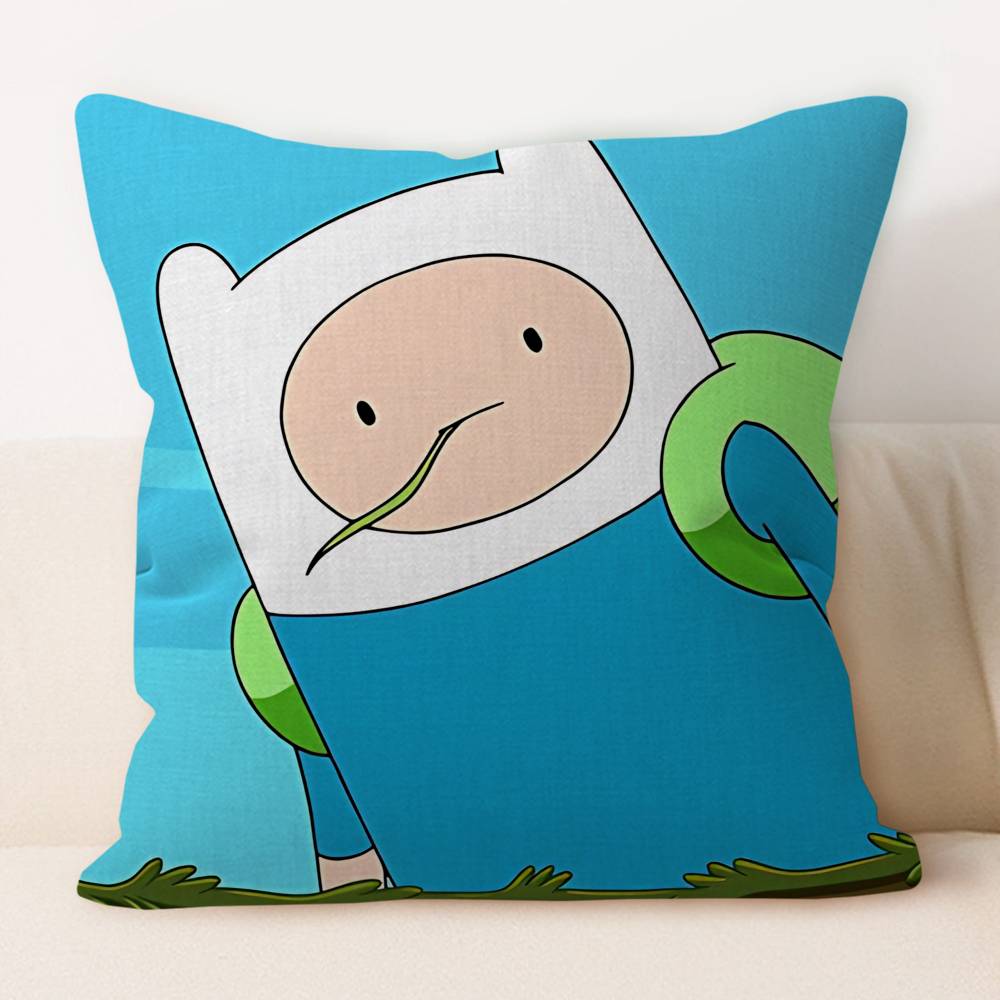 

F-Finn Mertens Personalized Pillow Dust Cover Bedroom Kids Party Decoration Pillowcase Birthday Children Gift 18x18Inch