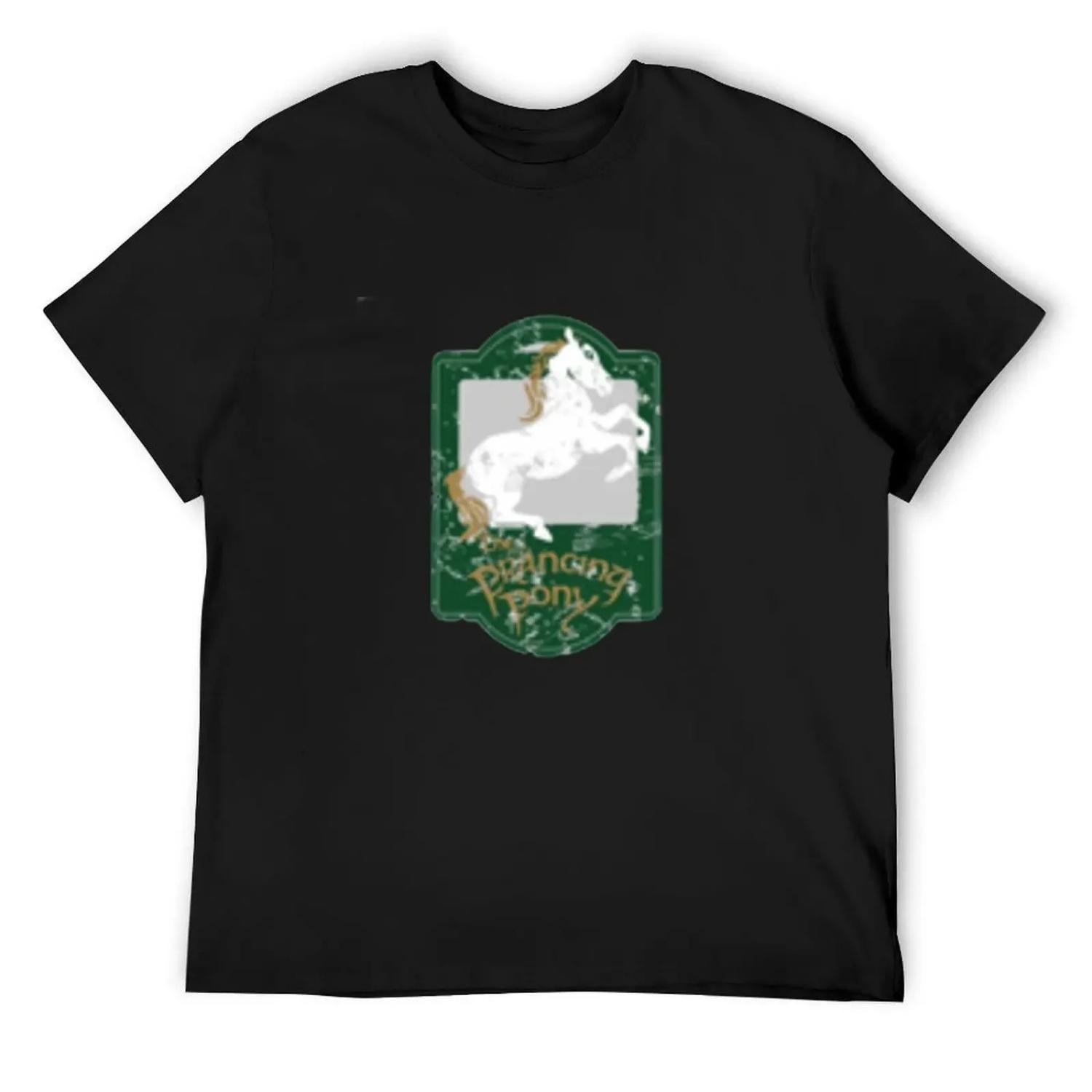 The Prancing Pony T-Shirt blacks anime cute clothes T-shirts for men cotton XXXXXL разноцветный