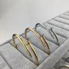 Non-Fading 18K Gold Titanium Steel Bracelet: Elegant Light Luxury Women's Jewelry