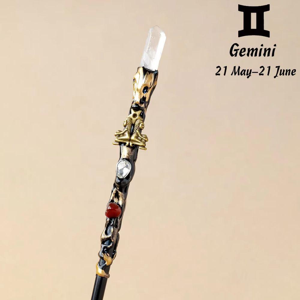 Crystal Ball Crystal Magic Wand DIY Handmade Magic Scepter Creative Fairy Stick  Holiday Gift