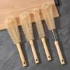 Baby Bottle & Cup Cleaning Brush with Insulated Handle - Soft Bristles & Extended Wooden Grip for Household Use