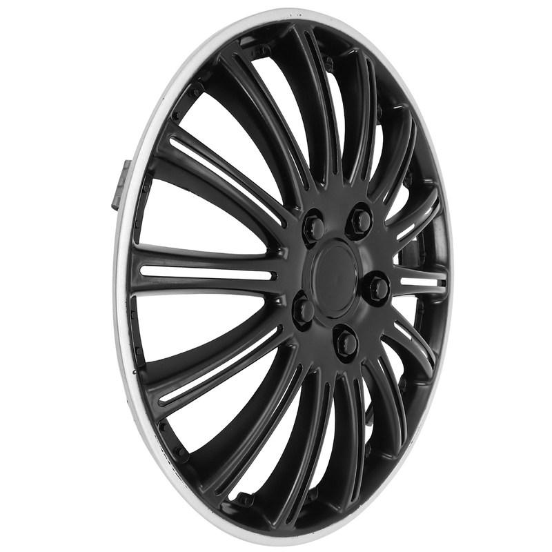 14 Inch Automotive Wheel Hub Covers Decorative Rim Cap Heavy Duty Impact Resistant Protects Against Debris Splash