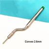 Outil d'ostéotome d'implant dentaire, outil de levage de Sinus dentaire, pointe courbée, poussoir de laboratoire dentaire, outils de dentiste
