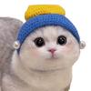 Cat Hat Pets Knitted Cosplay Hat Halloween Christmas Party Costume Headwear Dress-up Accessories for Puppy Cat Kitten