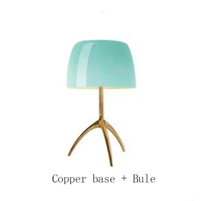 Nordic Italian Designer Table Lamp Modern Desk Lamp for Bedroom Bedside Study Decoration Lamp Living Room LED Glass Desk Light