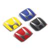 Car Front Grille Emblem Trunk Sticker Steering Wheel Badge Decal for Honda City Civic Accord CRV HRV Fit Jazz Odyssey Jade Vezel BI2