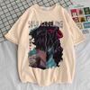 Solo Leveling Female Anime Colorful Graphic 2000s 80s T-shirt Classic Grunge Korean Clothes Psychedelic Colorful Pop Culture