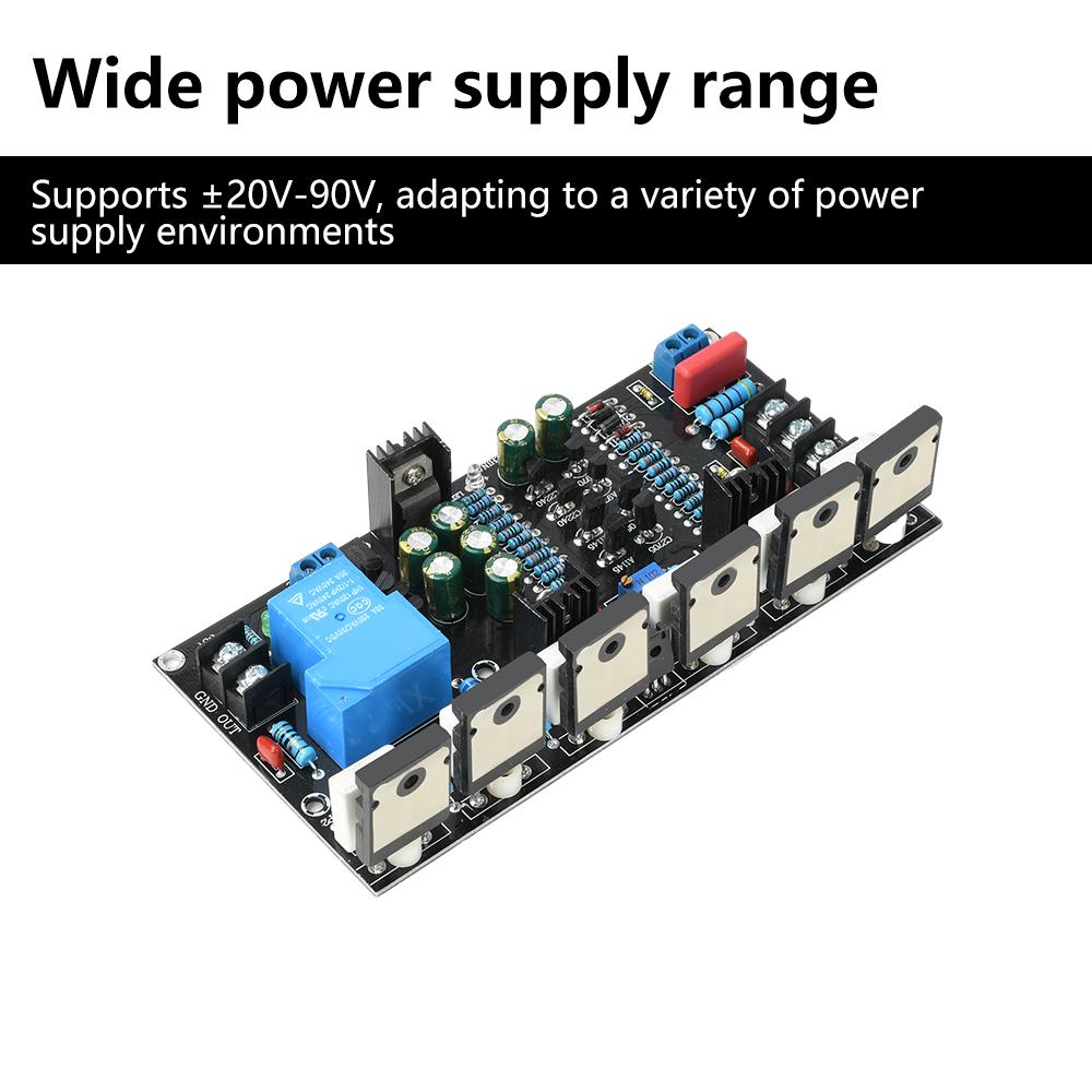 DC 20~90V Mono Amplifier 300W High Power HiFi Audio Amplifier Board with Speaker Protection Function Home Theater Amplifier