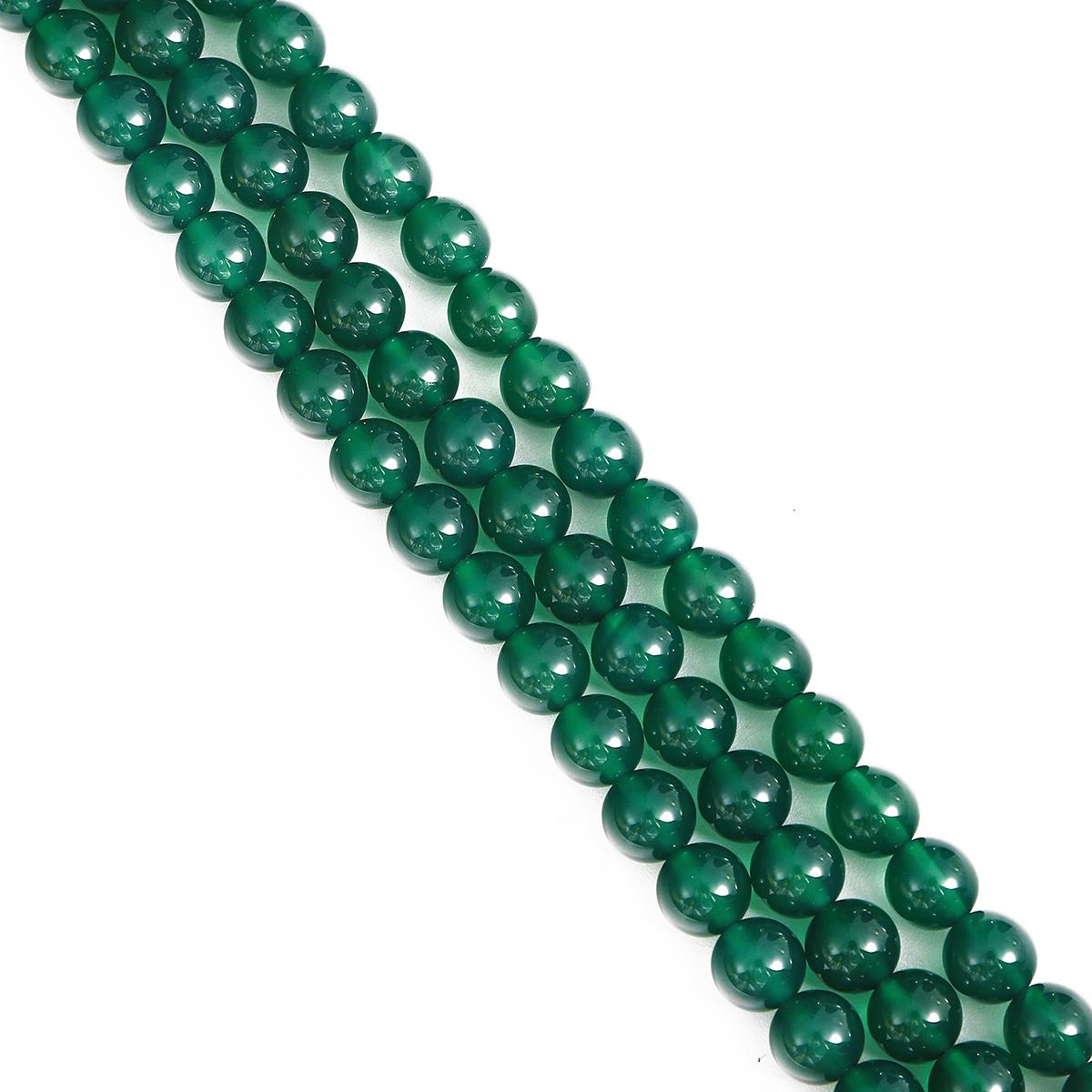 

4-12 мм/32-92 шт. круглые бусины из натурального зеленого агата для изготовления ювелирных изделий DIY браслет ожерелье 10mm 38pcs