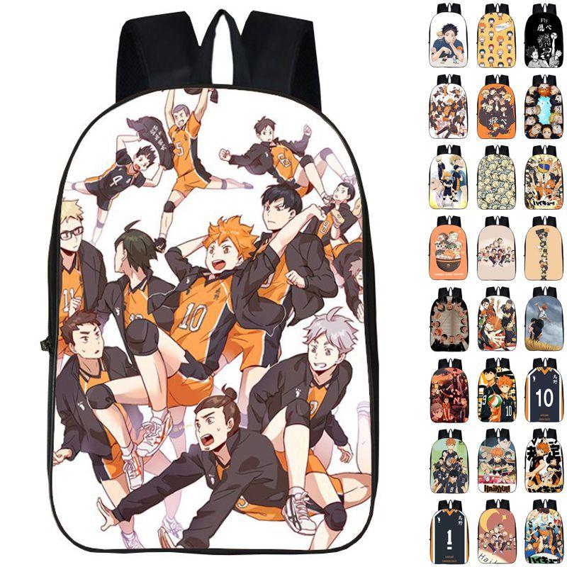 Anime Haikyuu Karasuno High School Backpack With Durable Oxford Cloth And Smooth Zipper